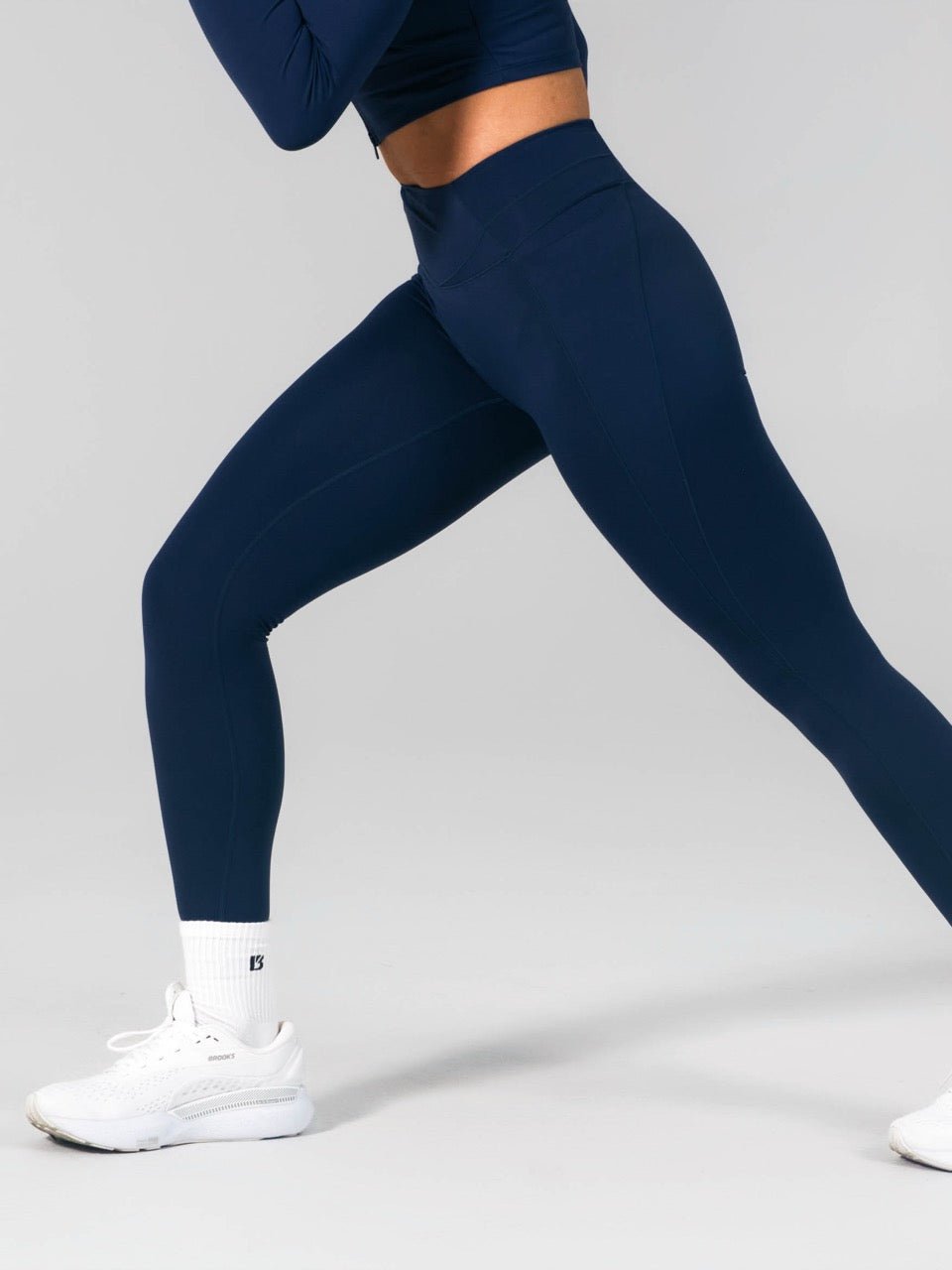 Airbrush Pocket Legging - Baked Blue