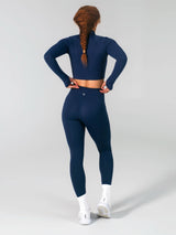 Thumbnail 5 of Airbrush Pocket Legging - Baked Blue, 5 of 7