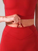 Thumbnail 6 of Airbrush Pocket Legging - Lipstick Red, 6 of 6