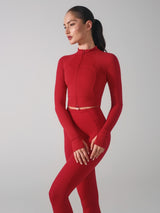 Thumbnail 3 of Phantom Waist Jacket - Lipstick Red, 3 of 7