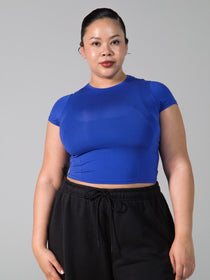 Halo Baby Tee - Rio Blue