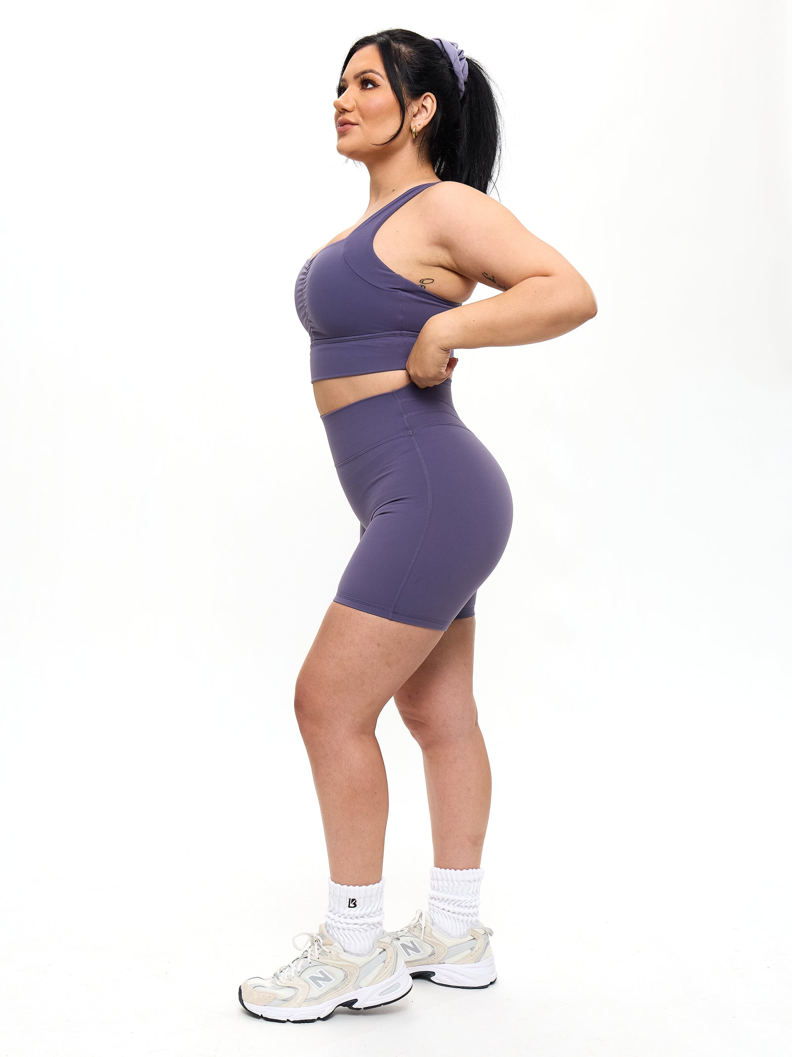 Bloom Sports Bra - Shadow Berry