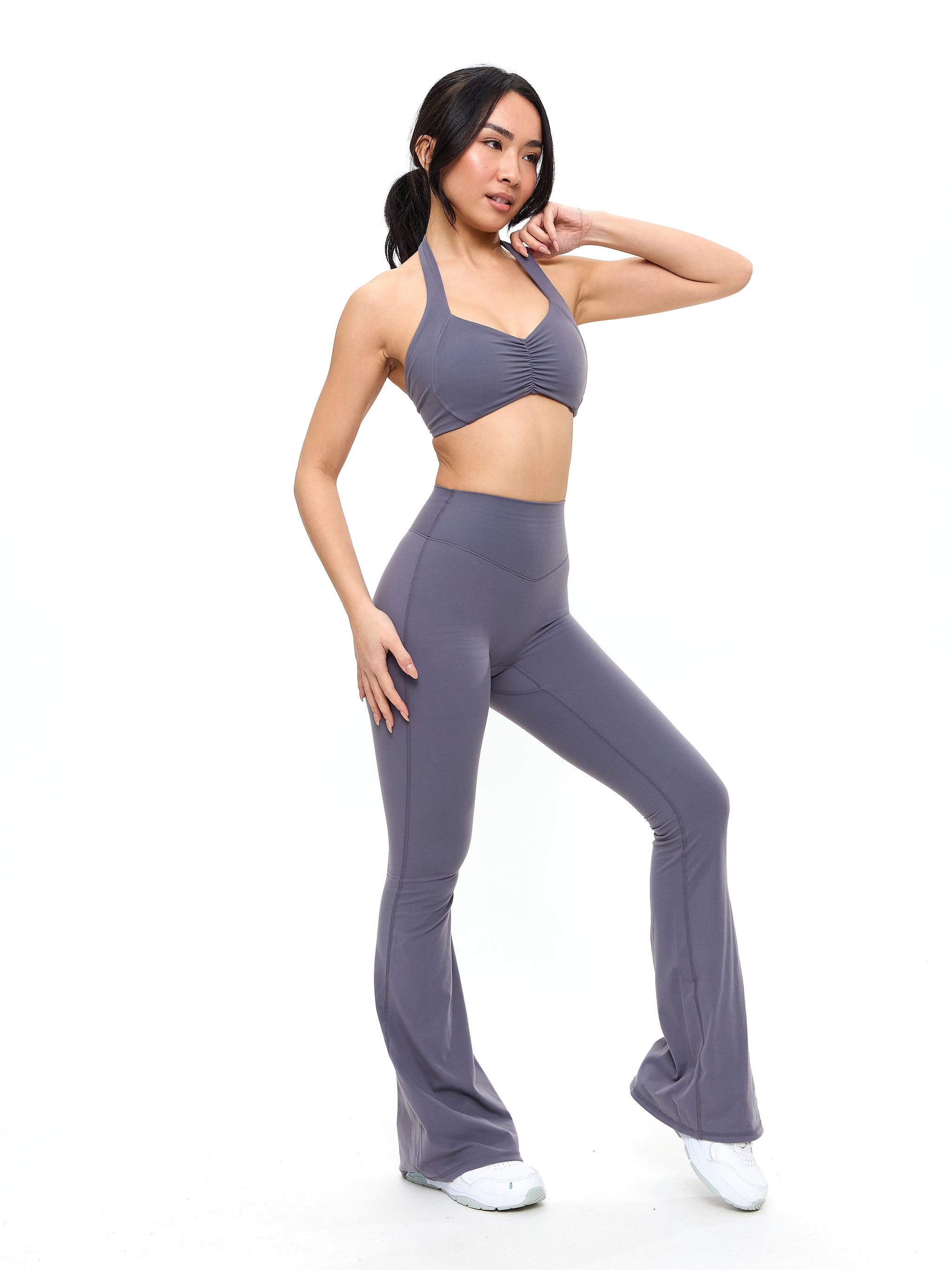 Poshknit Flare Legging - Anchor