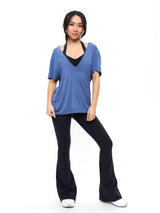 Thumbnail 6 of V Neck Pump Cover - Denim Blue, 6 of 8