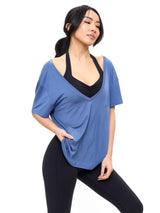 Thumbnail 2 of V Neck Pump Cover - Denim Blue, 2 of 8