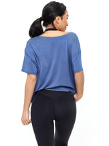Thumbnail 3 of V Neck Pump Cover - Denim Blue, 3 of 8