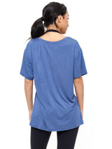 Thumbnail 4 of V Neck Pump Cover - Denim Blue, 4 of 8