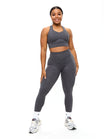 Twilight Dream Heather Sports Bra - Heather Charcoal