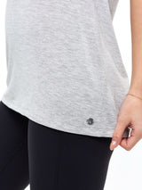 Thumbnail 7 of V Neck Pump Cover - Heather Grey, 7 of 8