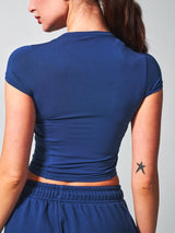 Thumbnail 5 of Halo Baby Tee - Baked Blue, 5 of 6