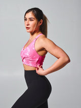 Thumbnail 3 of Candy Wrap Sports Bra - Essential Print, 3 of 7