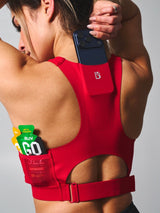 Thumbnail 8 of Wicked Zip Sports Bra - Lipstick Red, 8 of 8