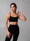 Reversible Sports Bra - Onyx Black and White