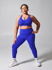 Candy Wrap Sports Bra - Rio Blue