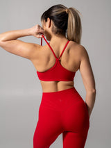 Thumbnail 7 of Reversible Sports Bra - Lipstick Red and Miami Vice, 7 of 10