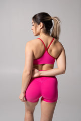 Thumbnail 8 of Reversible Sports Bra - Lipstick Red and Miami Vice, 8 of 10