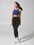 Wicked Zip Sports Bra - Baked Blue