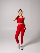 Thumbnail 2 of Revolution Sports Bra - Lipstick Red, 2 of 5