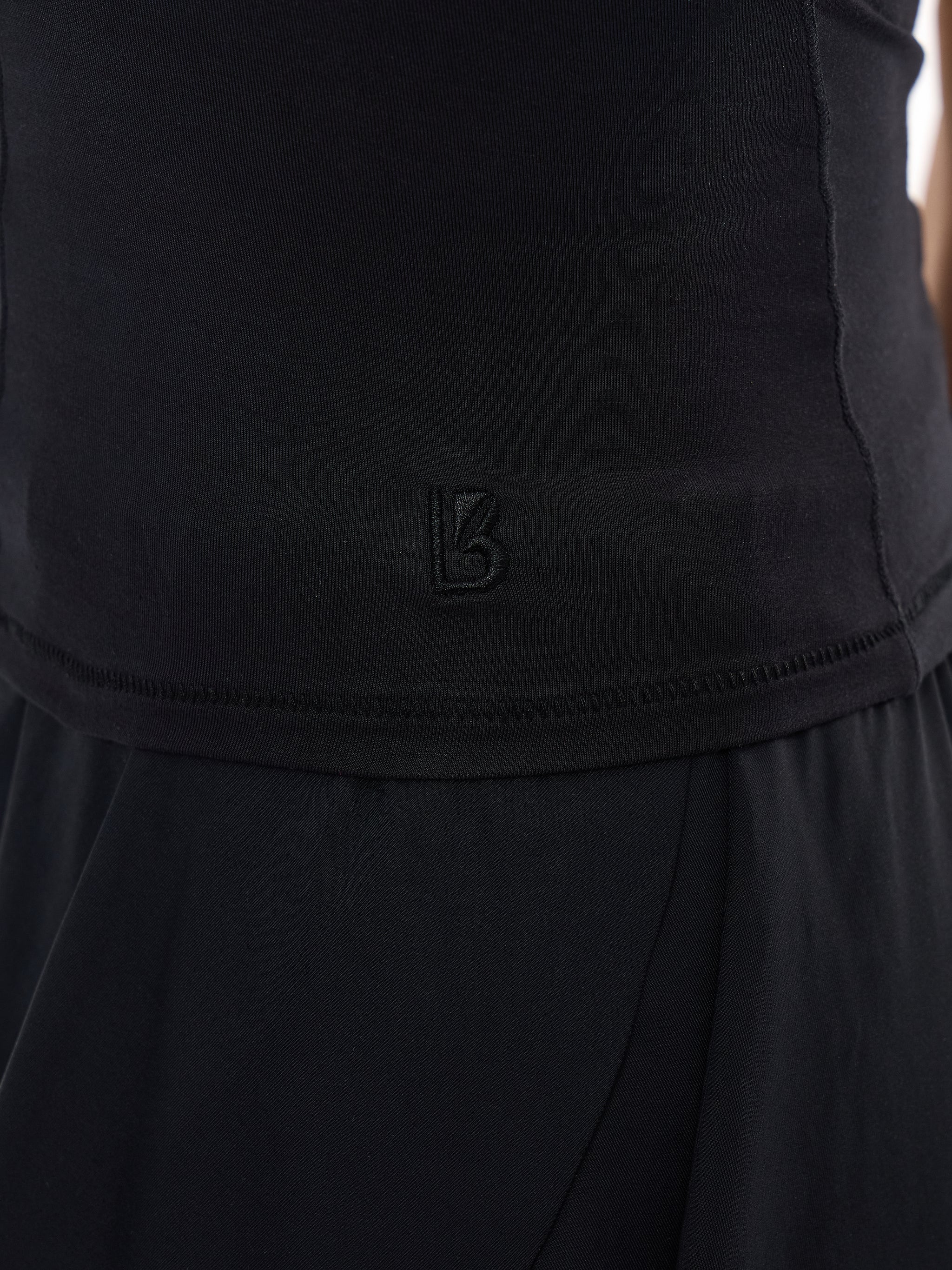 Halo Halter Tank - Onyx Black