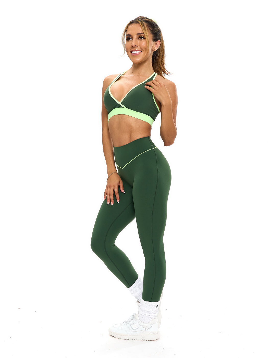 Reversible RacerBack Sports Bra - Margarita and Atari