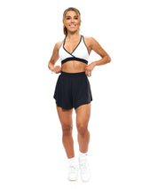 Thumbnail 9 of Reversible RacerBack Sports Bra - Onyx Black and White, 9 of 9