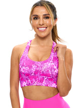Thumbnail 1 of Rosa Sports Bra - Pop Rocks Fashun Print, 1 of 6