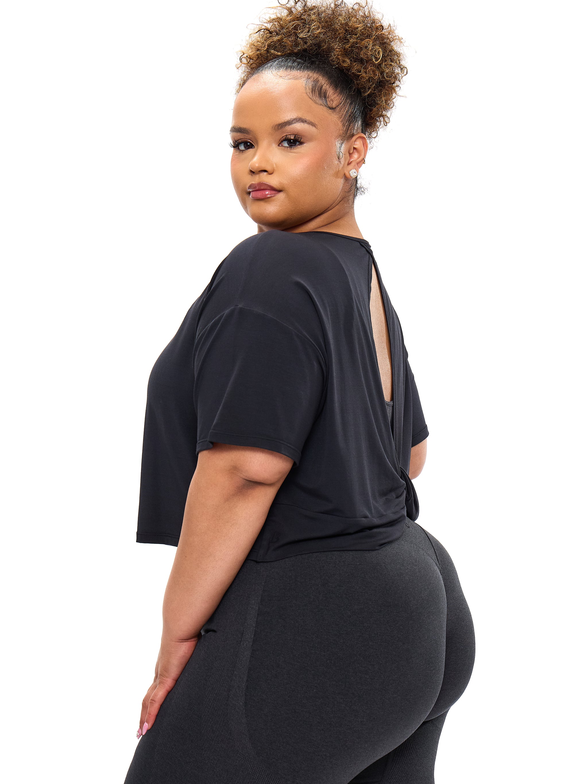 Rainforest Crop V2 - Black