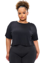 Thumbnail 1 of Rainforest Crop V2 - Black, 1 of 5