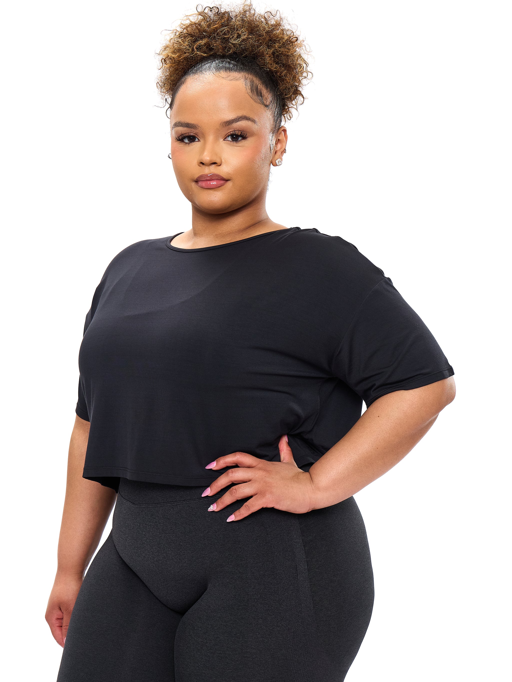 Rainforest Crop V2 - Black