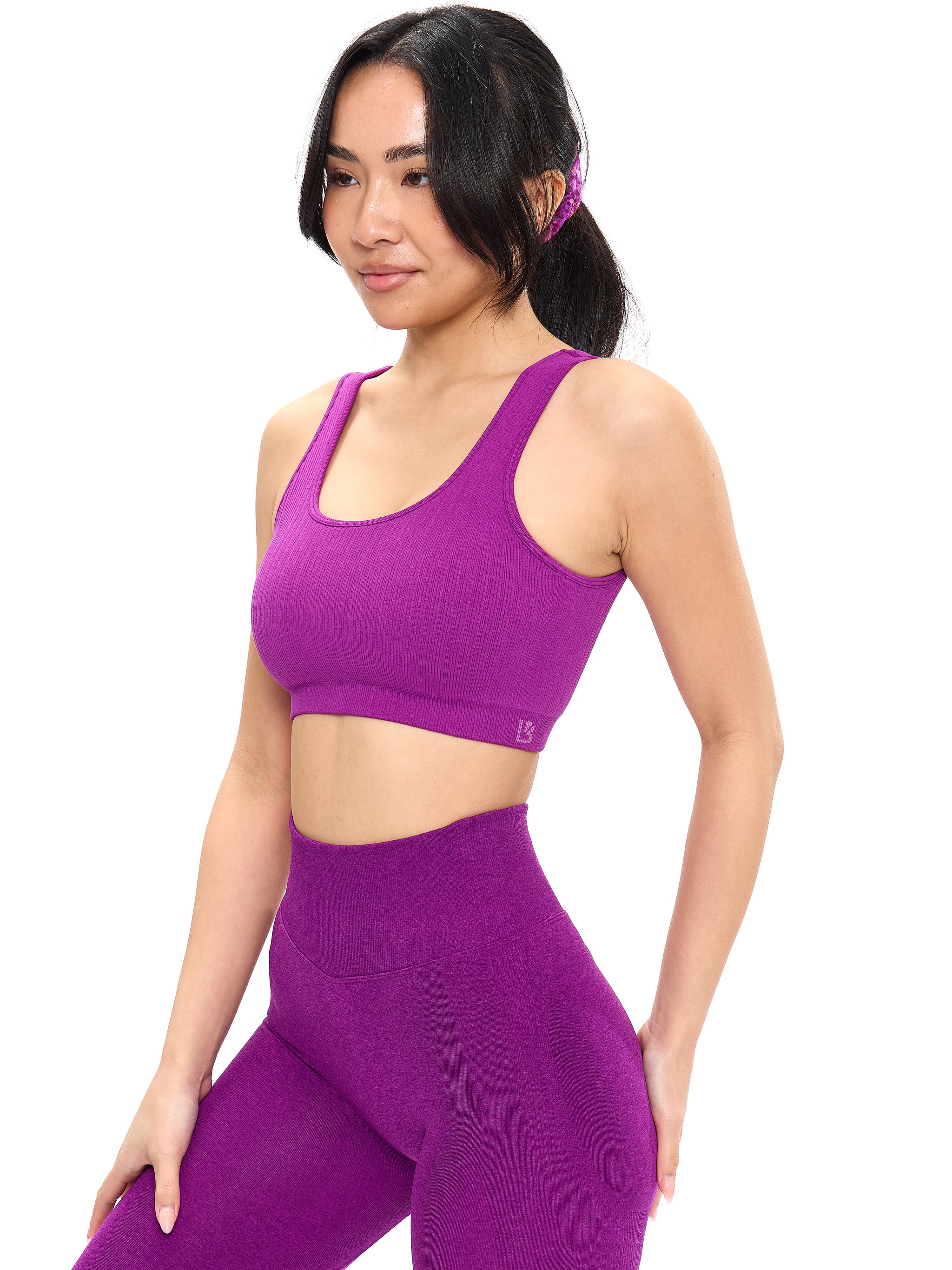 Scoop Seamless Sports Bra - Grape Juice