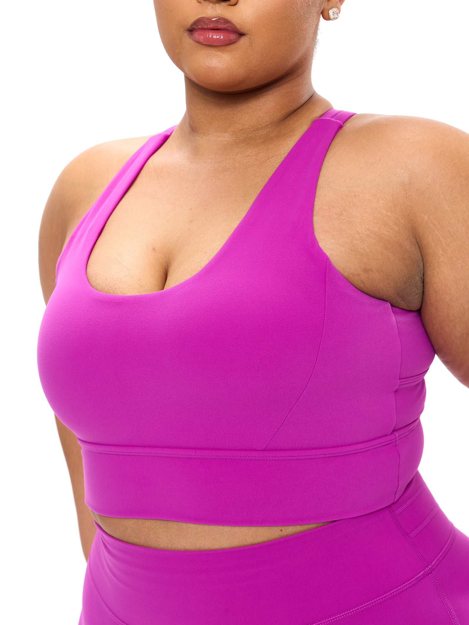 Rosa Sports Bra - Grape Juice