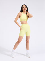 Thumbnail 6 of Candy Crew Sports Bra - Afterglow Yellow, 6 of 6