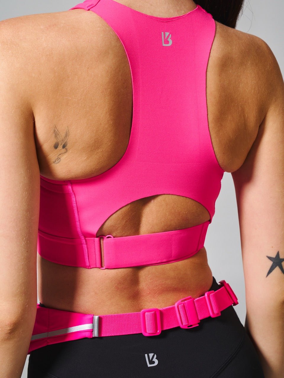 Wicked Zip Sports Bra - Miami Vice
