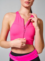 Thumbnail 2 of Wicked Zip Sports Bra - Miami Vice, 2 of 11