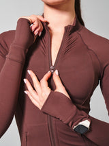 Thumbnail 8 of Elysium Zip Jacket - Espresso, 8 of 8