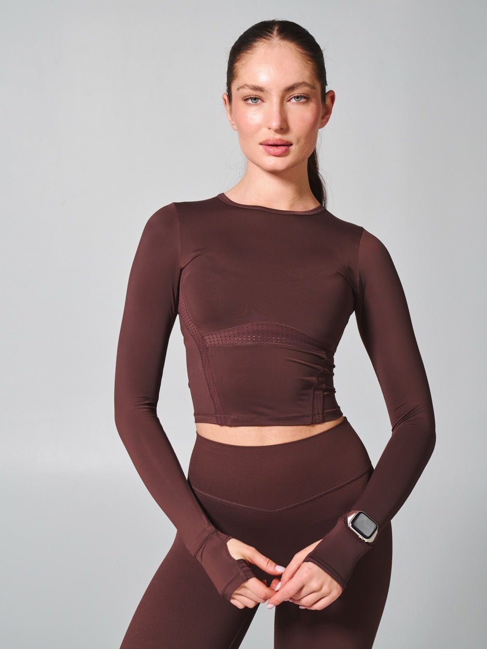 Storm Waist Top - Espresso