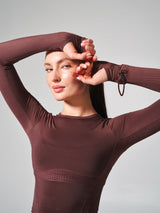 Thumbnail 1 of Storm Waist Top - Espresso, 1 of 10