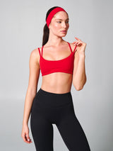 Thumbnail 1 of Elysium Sports Bra - Lipstick Red, 1 of 6