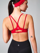 Thumbnail 5 of Elysium Sports Bra - Lipstick Red, 5 of 6