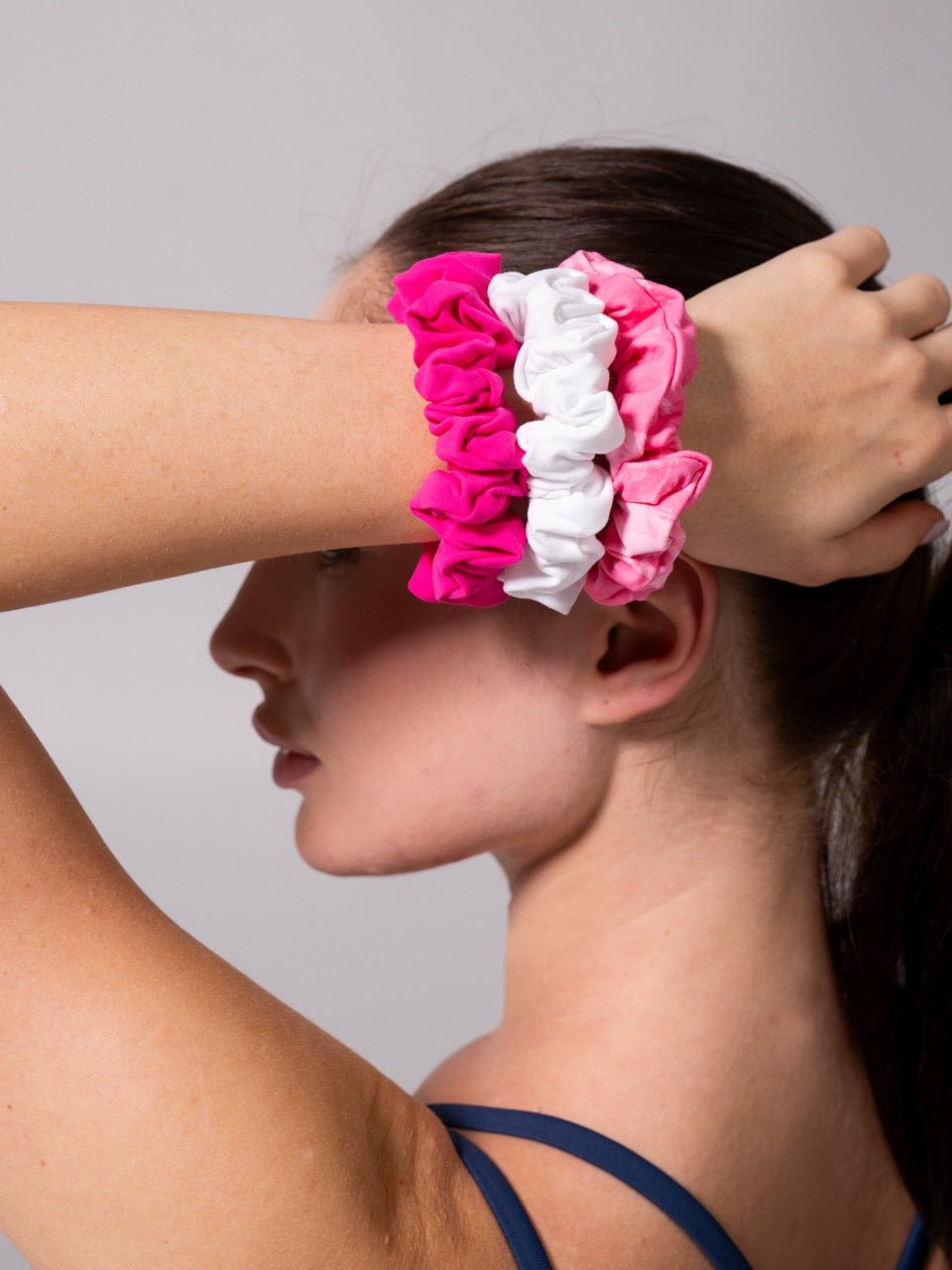 3 Pack Micro Nubre Scrunchie - Essential Brights