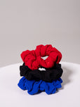 3 Pack Micro Nubre Scrunchie - Essential Neutrals