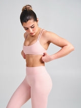 Thumbnail 3 of Elysium Sports Bra - Strawberry Milk, 3 of 8