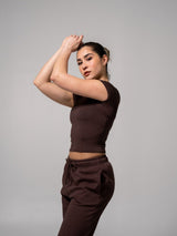 Thumbnail 4 of Halo Baby Tee - Espresso, 4 of 7