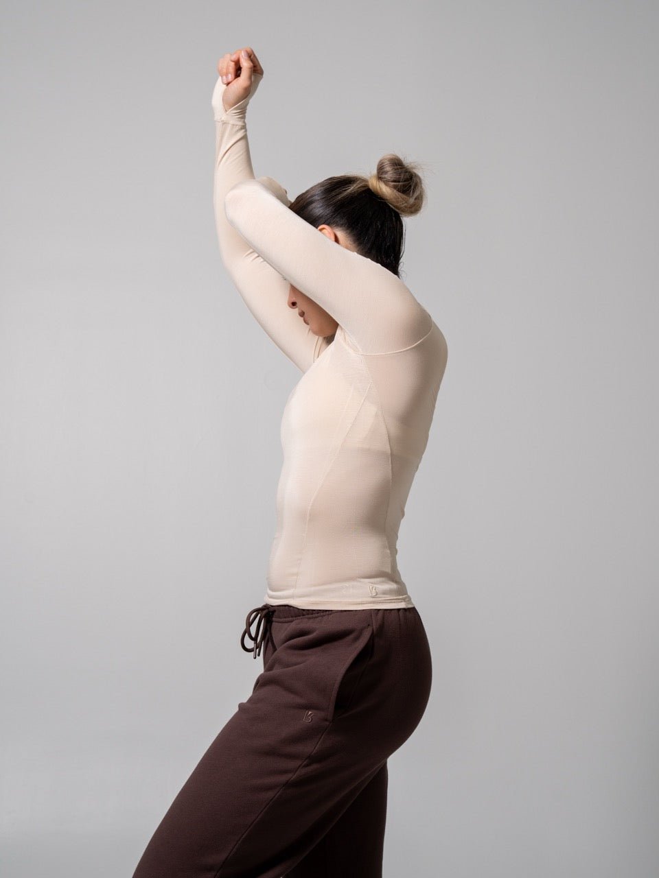 Halo Long Sleeve Hip Tee - Stardust