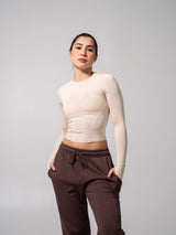 Thumbnail 2 of Halo Long Sleeve Baby Tee - Stardust, 2 of 7