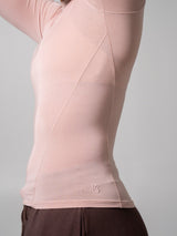Thumbnail 5 of Halo Long Sleeve Hip Tee - Strawberry Milk, 5 of 7