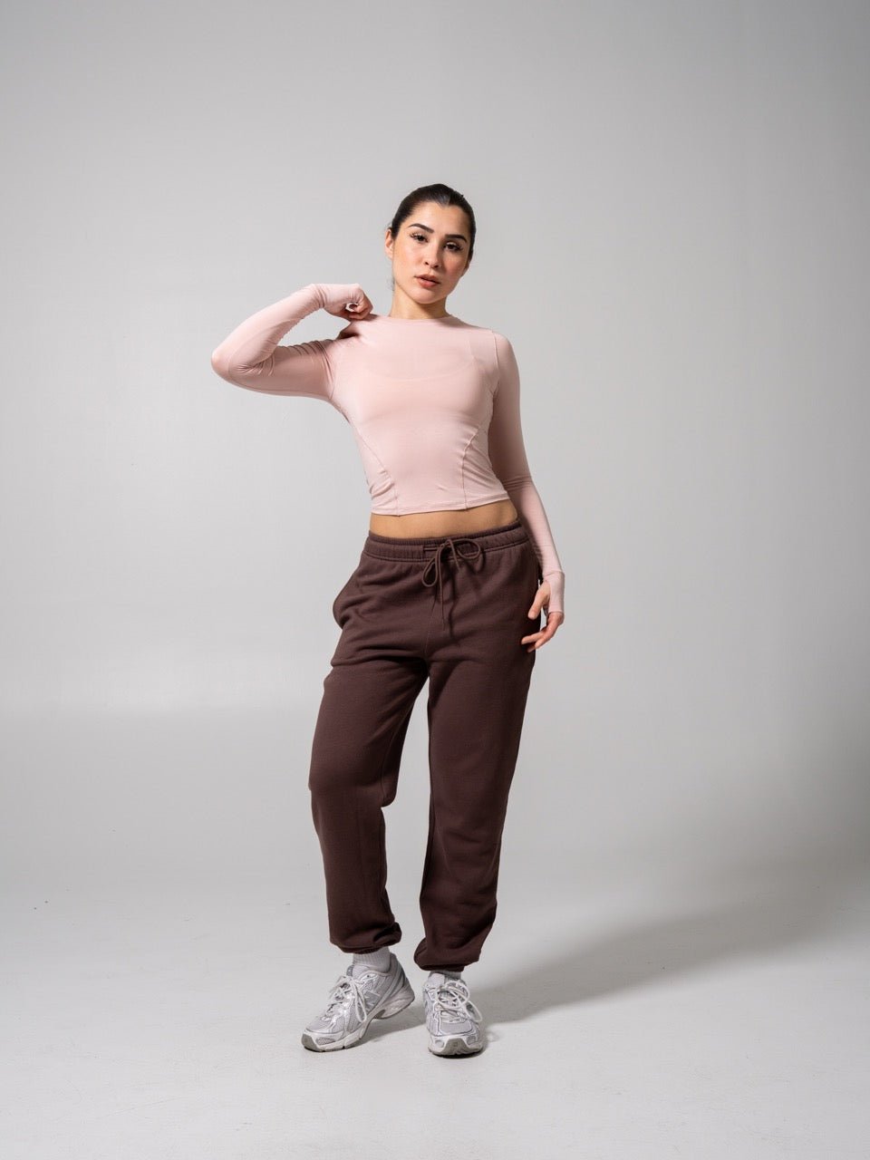 Halo Long Sleeve Baby Tee - Strawberry Milk