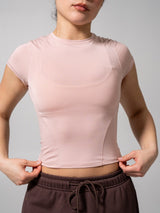 Thumbnail 9 of Halo Baby Tee - Strawberry Milk, 9 of 10