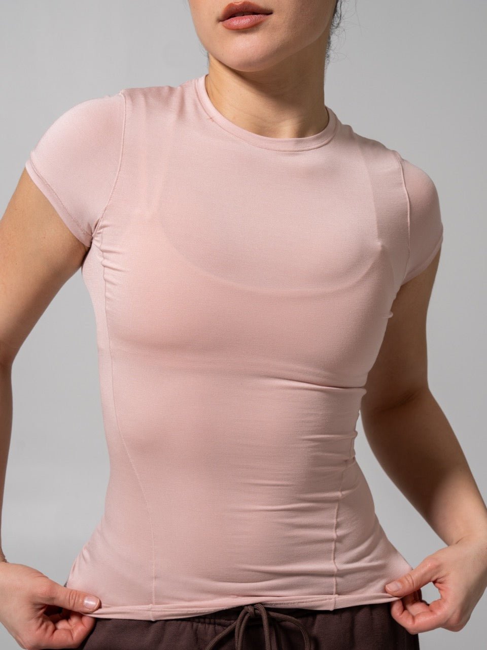 Halo Tee - Strawberry Milk