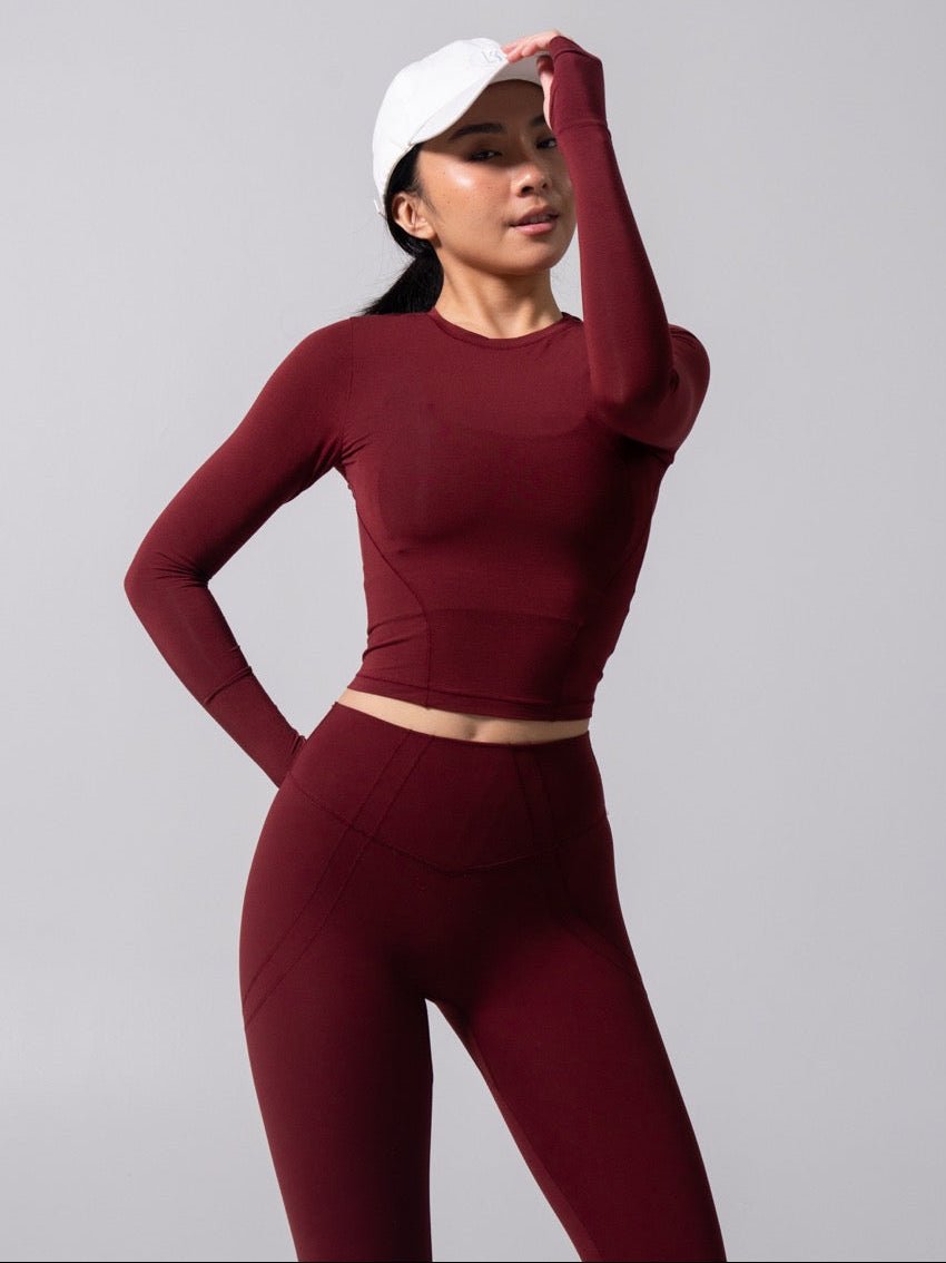 Halo Long Sleeve Baby Tee - Vineyard